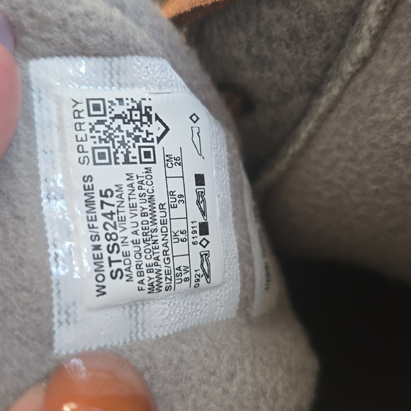 Sperry Women's Gray Saltwater Wool Duck Boots, New - Picture 4 of 13